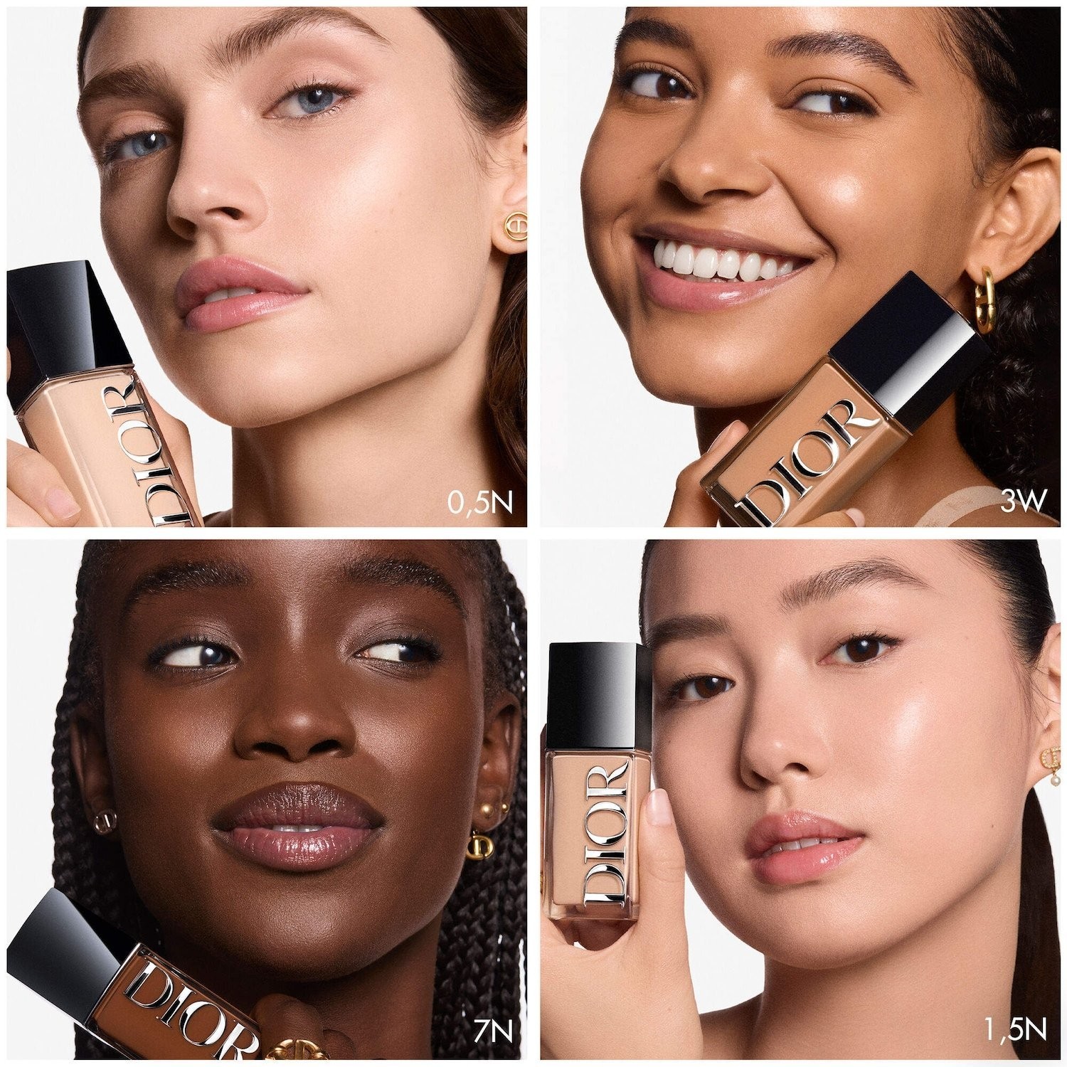 Authentic DIOR Forever Skin Glow Liquid Foundation 24HR Wear,42 colors,1 oz