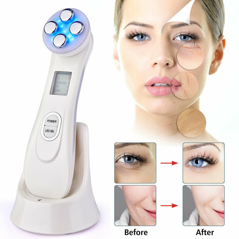 5 In 1 LED RF EMS Photon Therapy Rejuvenation Beauty Skin Care Spa Face Device