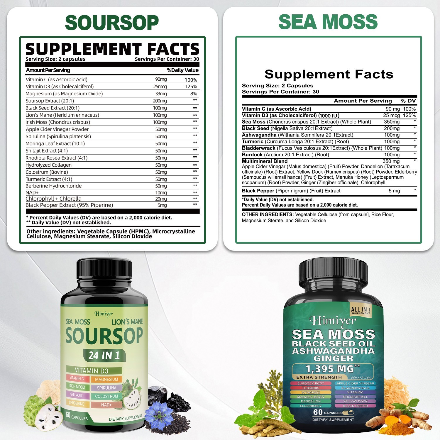 Soursop&Sea Moss Bundle – immune health, digestion, metabolic support