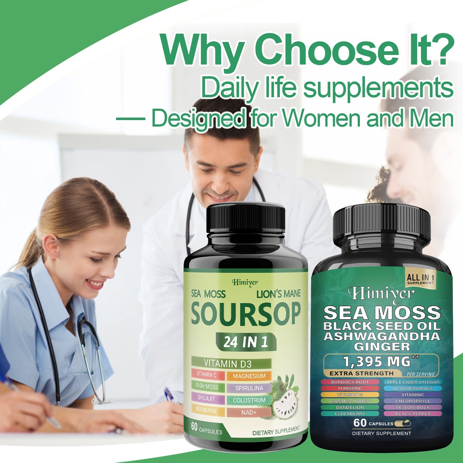 Soursop&Sea Moss Bundle – immune health, digestion, metabolic support