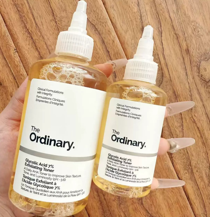 The Ordinary Glycolic Acid 7% Exfoliating and Brightening Daily Toner,2 SIZES