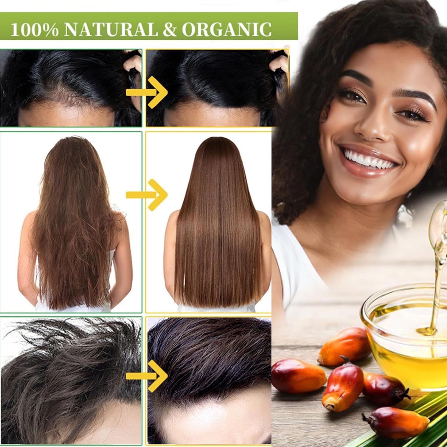 Batana Oil Hair Mask for Hair Growth & Repair | Deep Conditioner 120ml