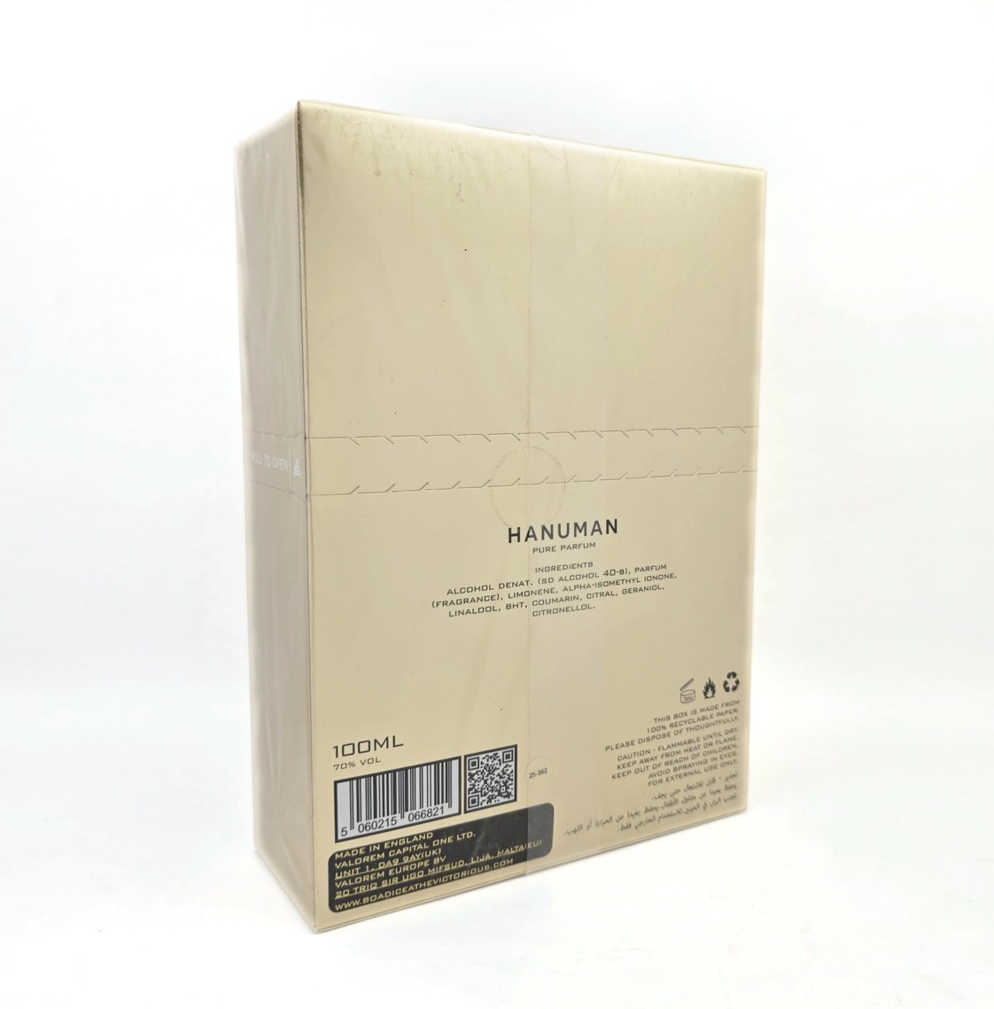 Boadicea the Victorious HANUMAN 3.4oz 100mL – Authentic – New & Sealed