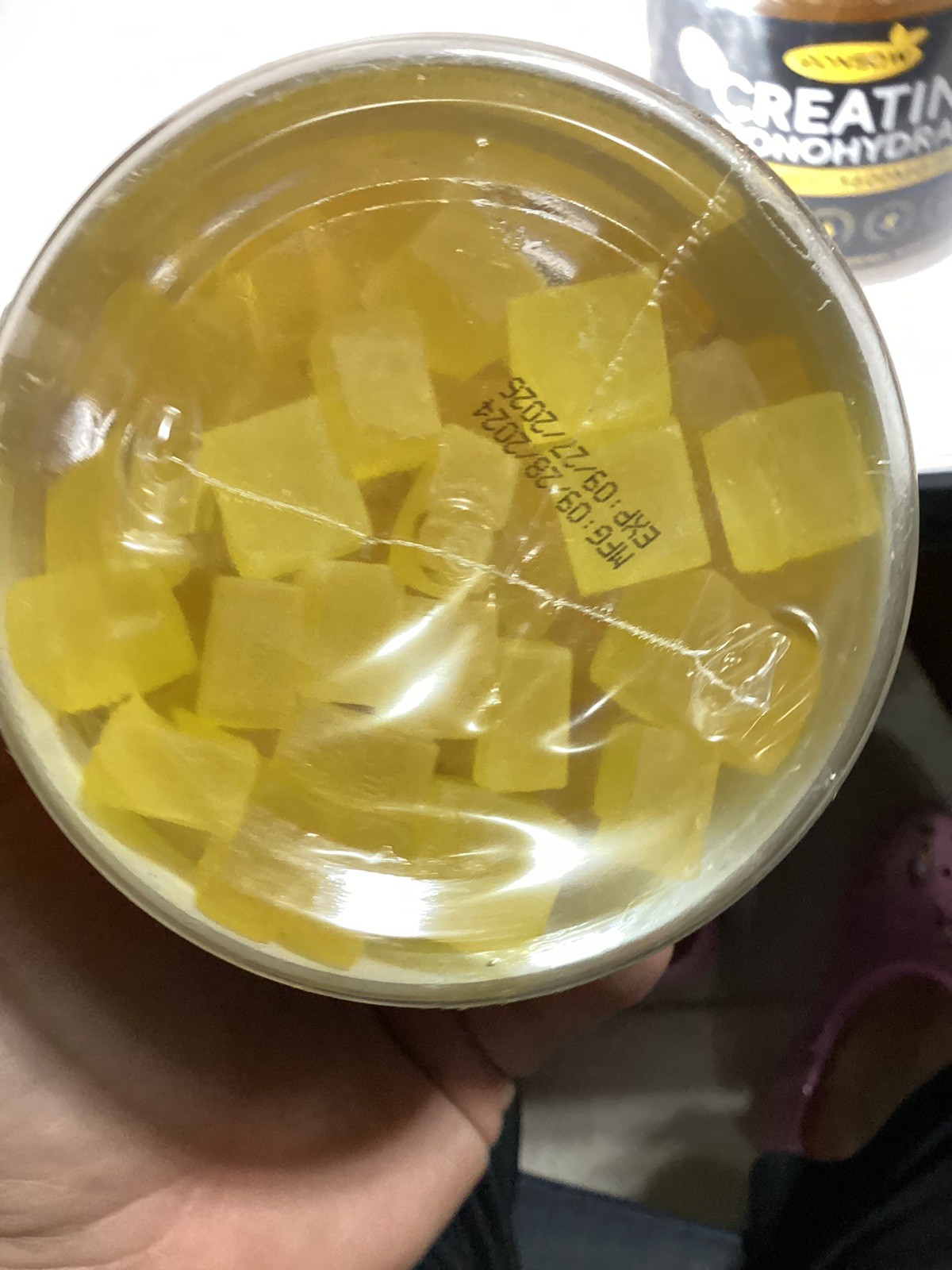 Creatine Monohydrate Gummies (2 PACK) 120ct Lemon 5600mg Per Serving ODMSOW