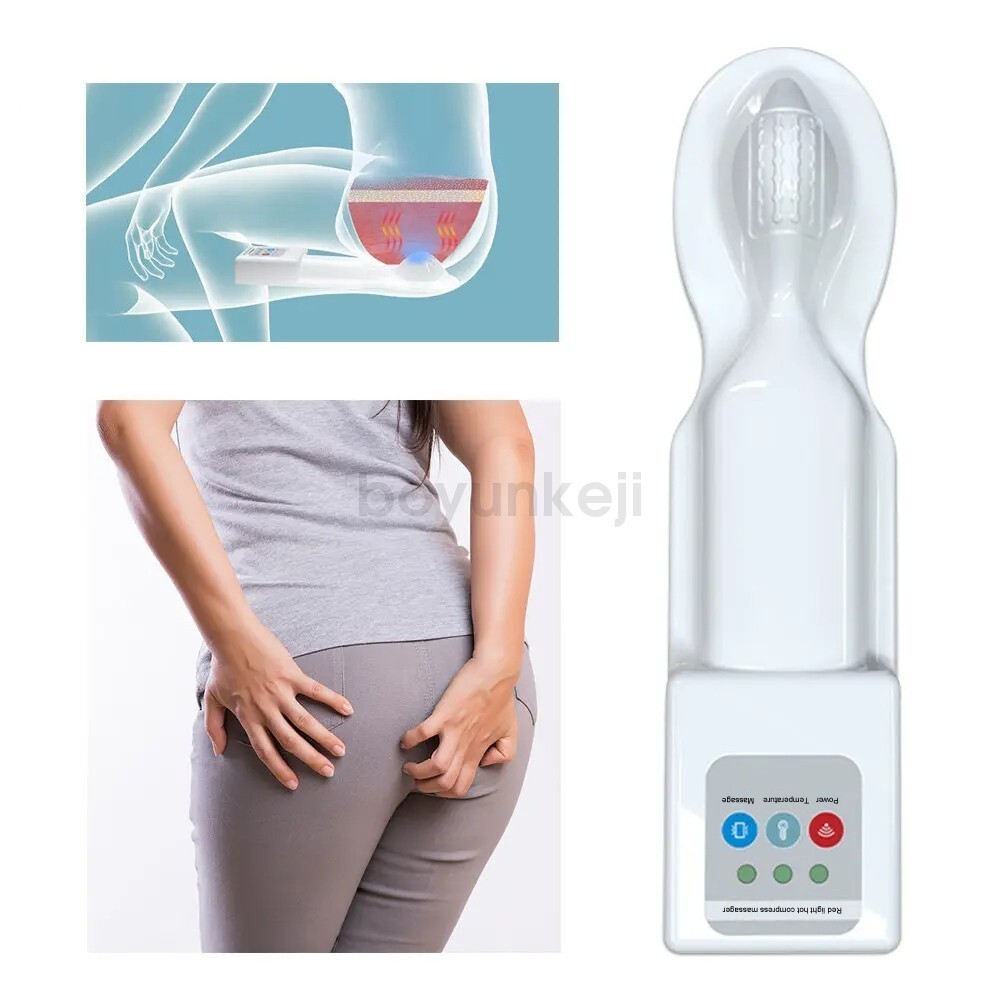 2026 NEW DEVICE FOR HEMORRHOID TREATMENT Red Light Therapy Vibration Massager