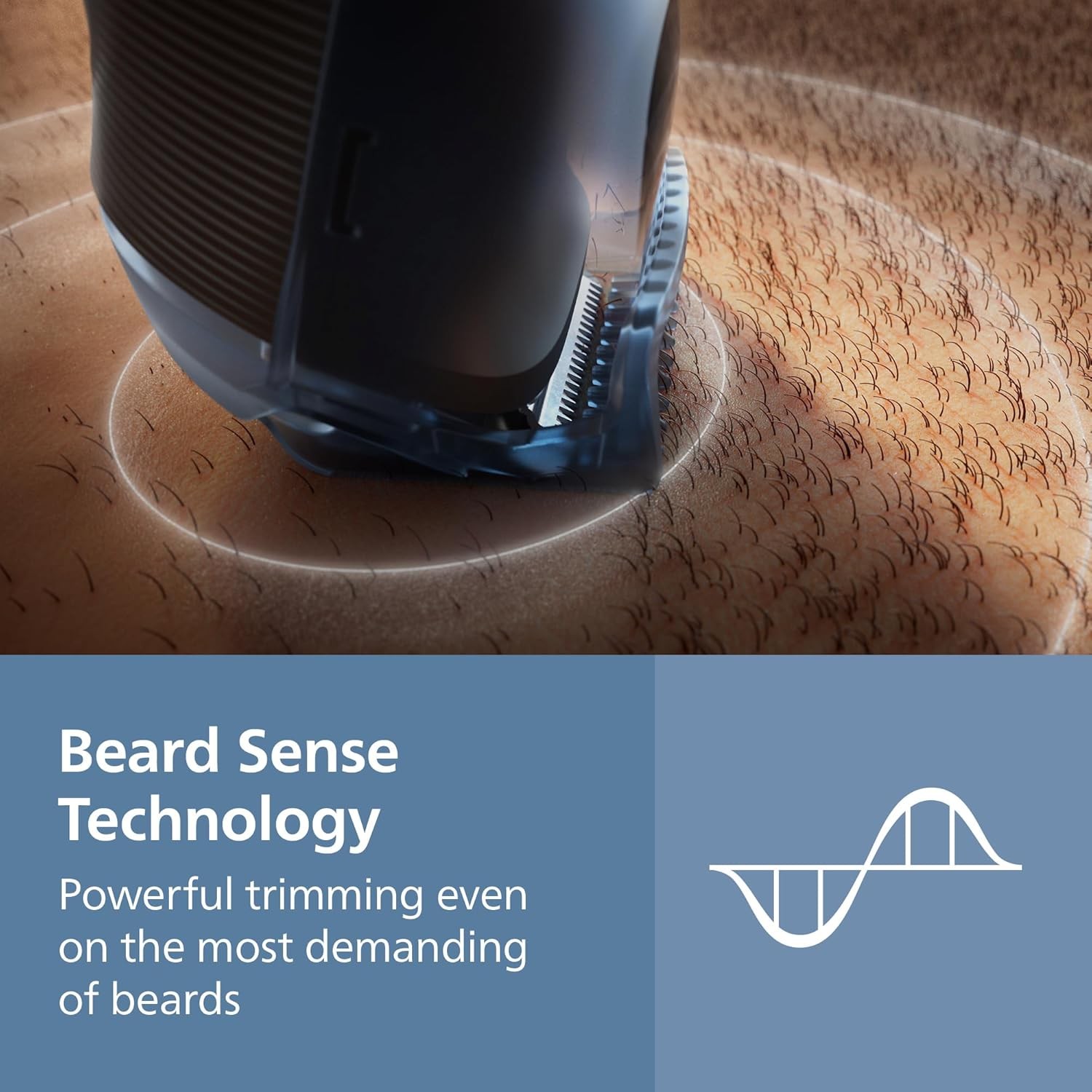 Philips Beard Trimmer 5000 Series, Men’S Face Trimmer, 100% Waterproof Beardsens