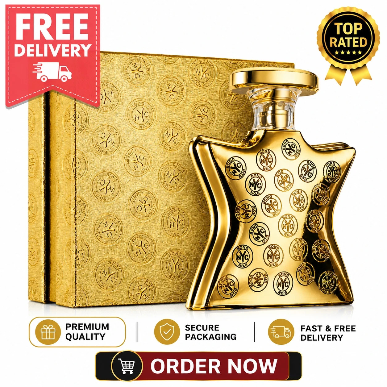 Bond No.9 New York Signature Perfume 100 ml/3.3 oz Eau de Parfum, SEALED, NIB