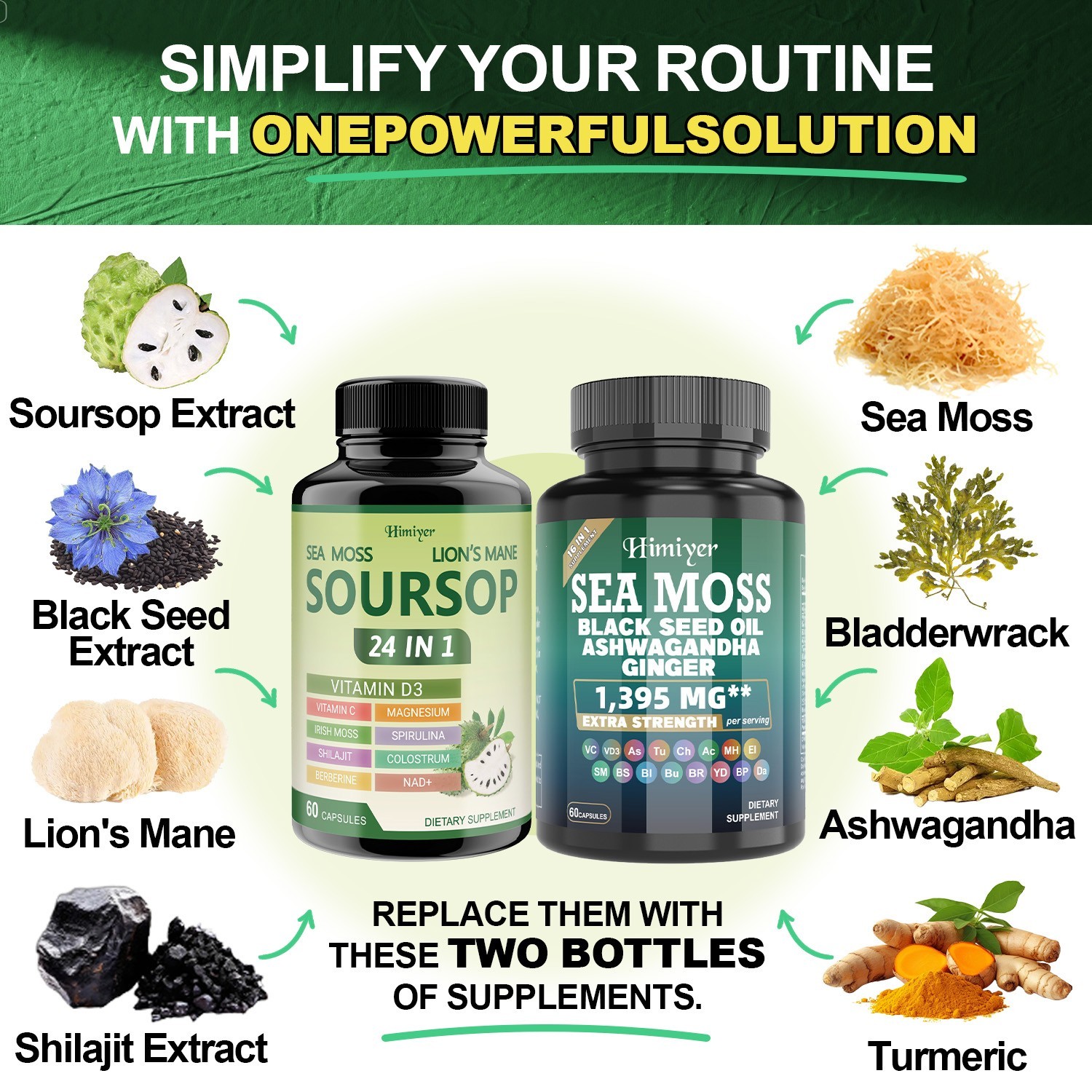 Soursop&Sea Moss Bundle – immune health, digestion, metabolic support