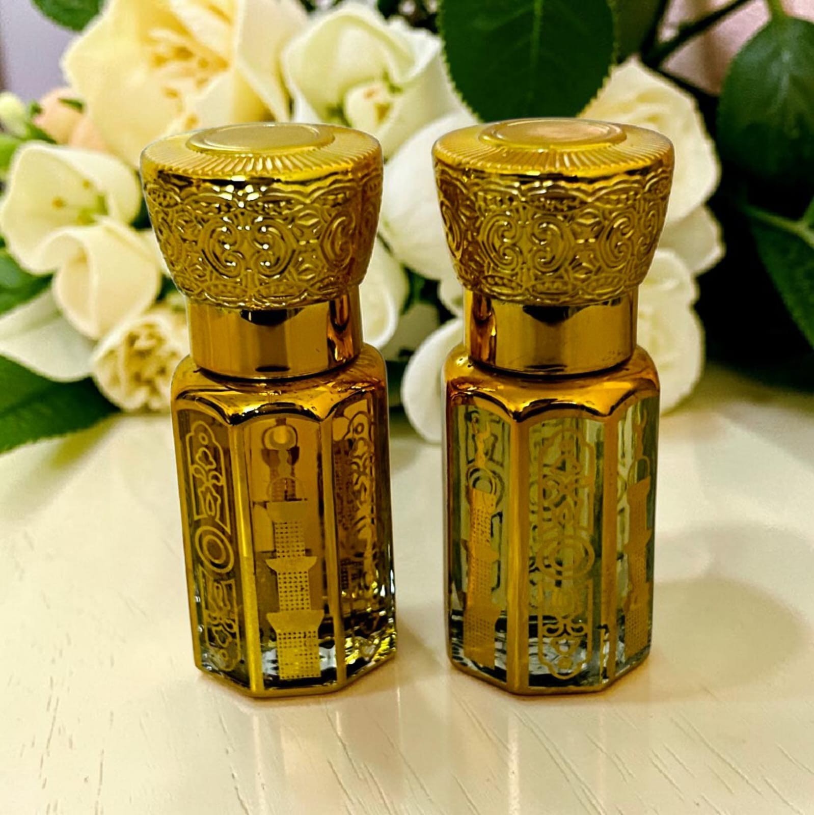 Attar Combo of Mukhallat and Amber Oud, Long Lasting Perfume Oil for Unisex, 6 m