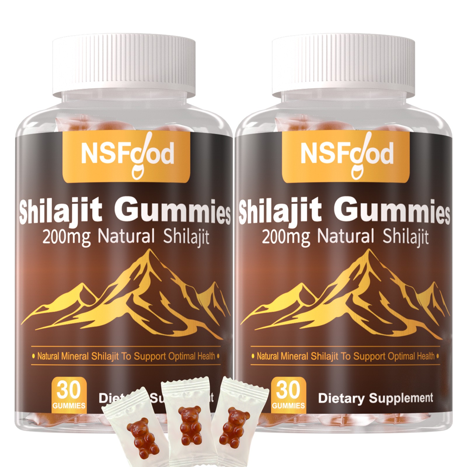 Pure 100% Himalayan Shilajit Gummies | Shilajit Resin Supplement | Energy Boost