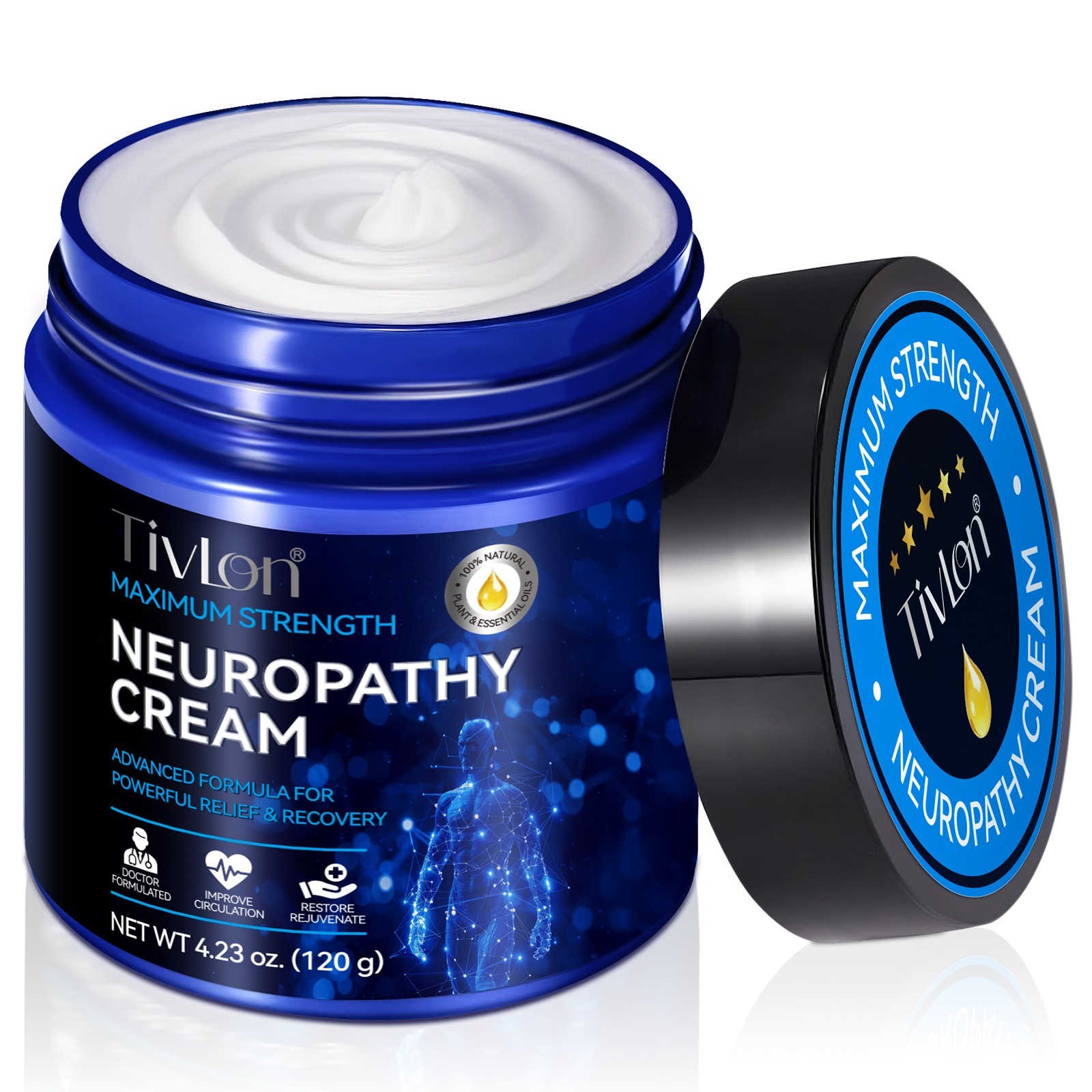 Neuropathy Relief Cream, Neuropathy Pain Relief for Feet, Legs & Hands – Soothin
