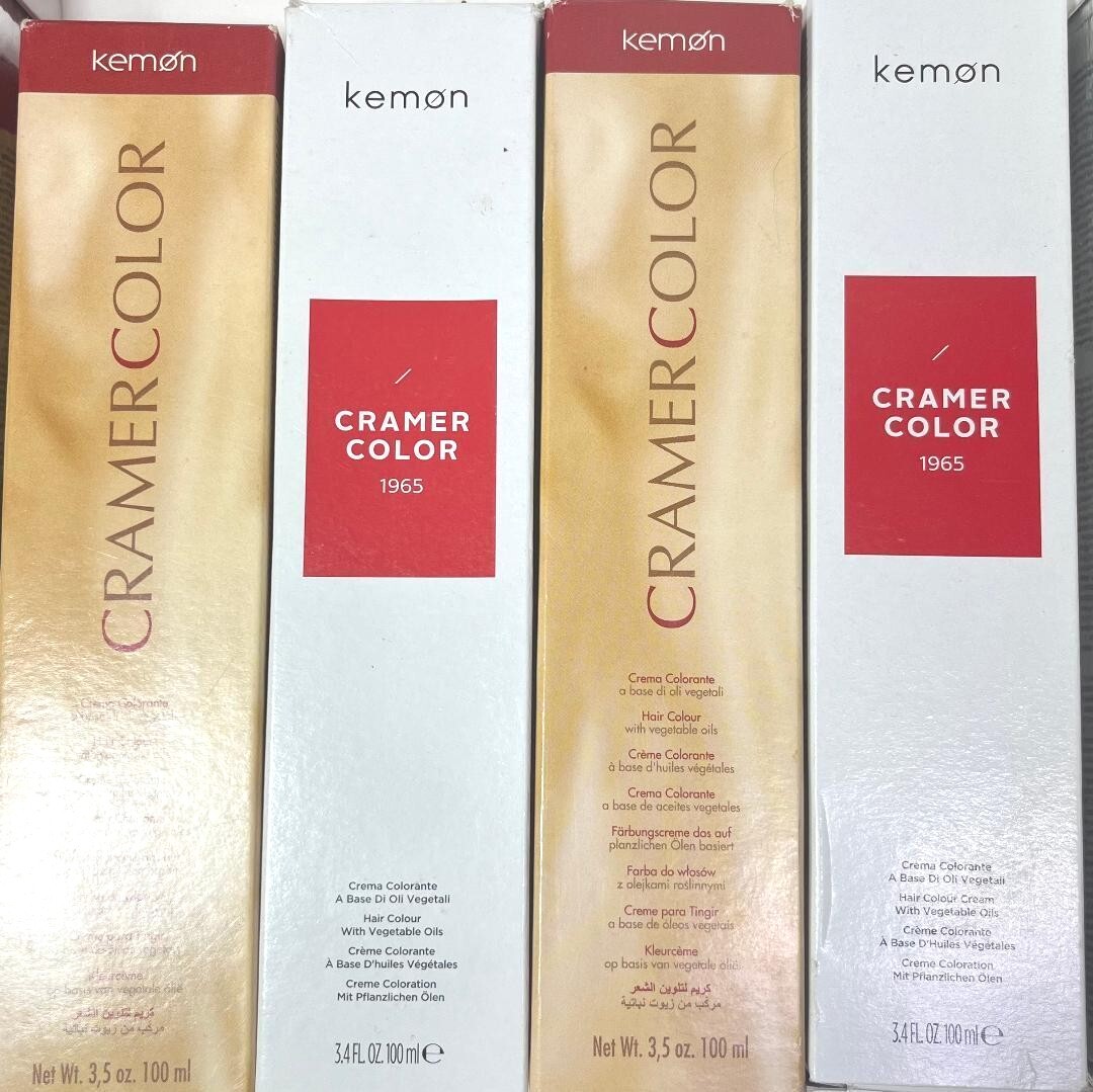 Kemon Cramer Color Permanent Hair Color 3.4 / 3.5 oz Your Choice