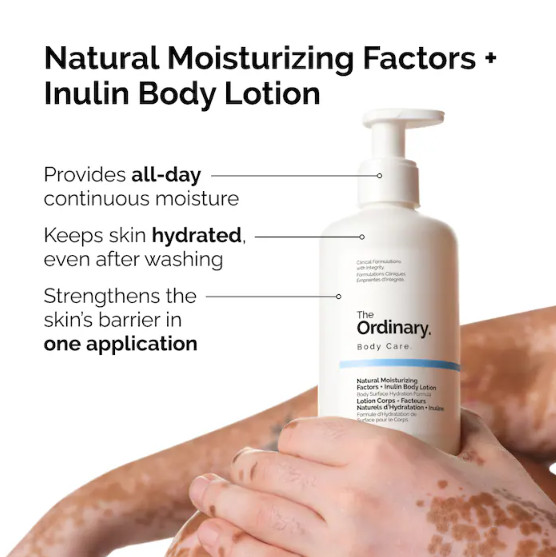 Authentic The Ordinary Natural Moisturizing Factors + Inulin Body Lotion,8.1 oz