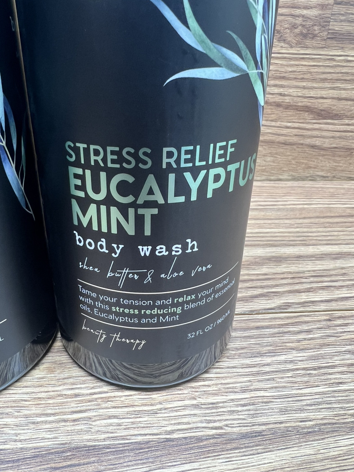 (2-Pk) BOTANICAL SPA THERAPY ~ STRESS RELIEF EUCALYPTUS MINT BODY WASH Shea Aloe