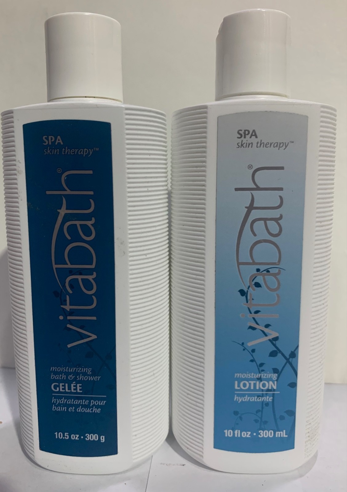 Vitabath Spa Skin Therapy Lotion & Bath Shower Gelee Set 10 oz 10.5 oz