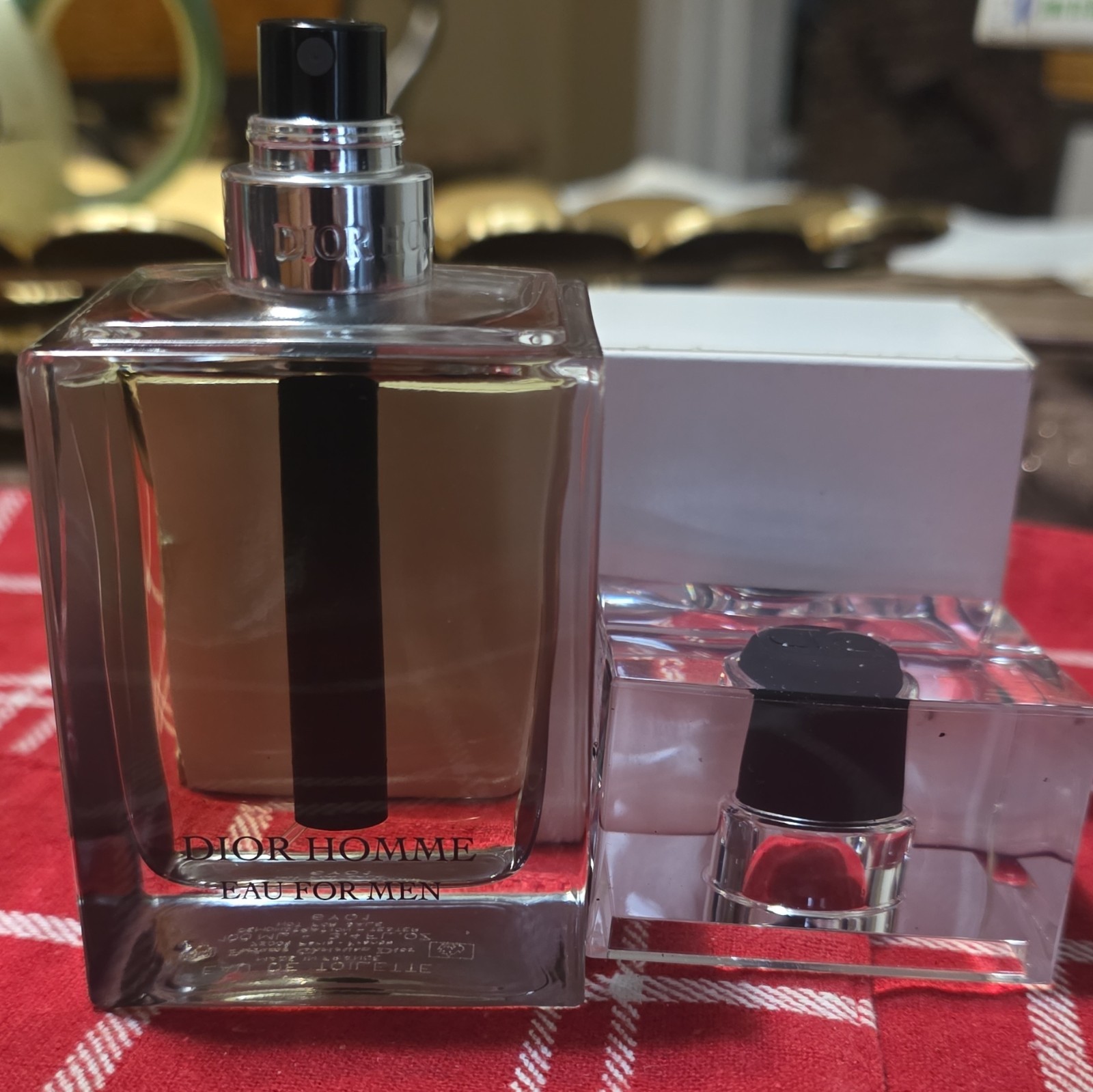Dior Homme Eau de Toilette Spray Regular Size 3.4 fl oz Woody Scent