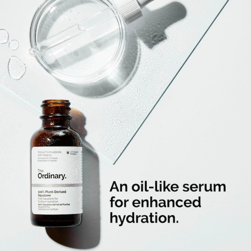 The Ordinary Authentic 100% Plant-Derived Squalane for Skin and Hair 1 oz/ 30 mL