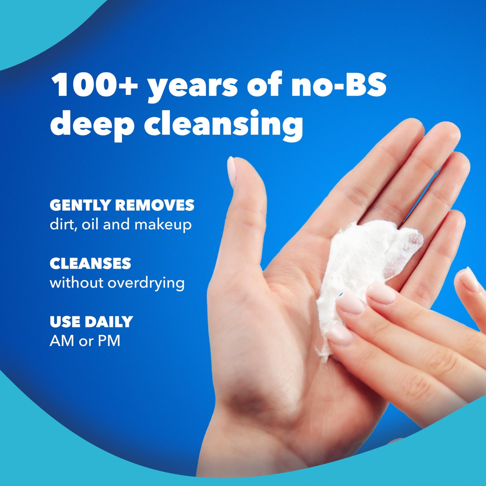 Noxzema Classic Clean Cream, Original Deep 12 Fl Oz (Pack of 1), Ivory