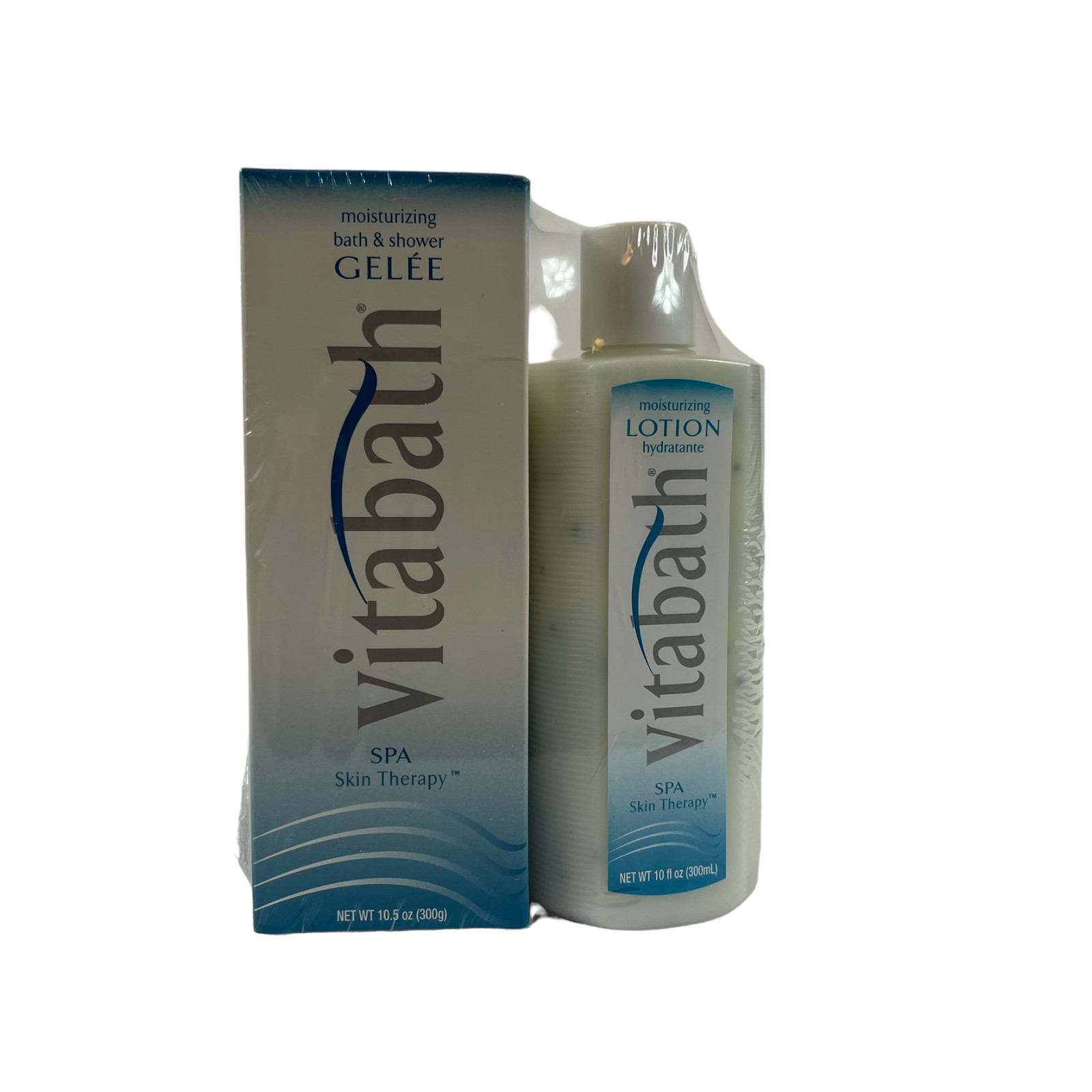 Vitabath Spa Skin Therapy Shower Gel & Moisturizing Lotion 2 Pack 10.5 Oz Gelee