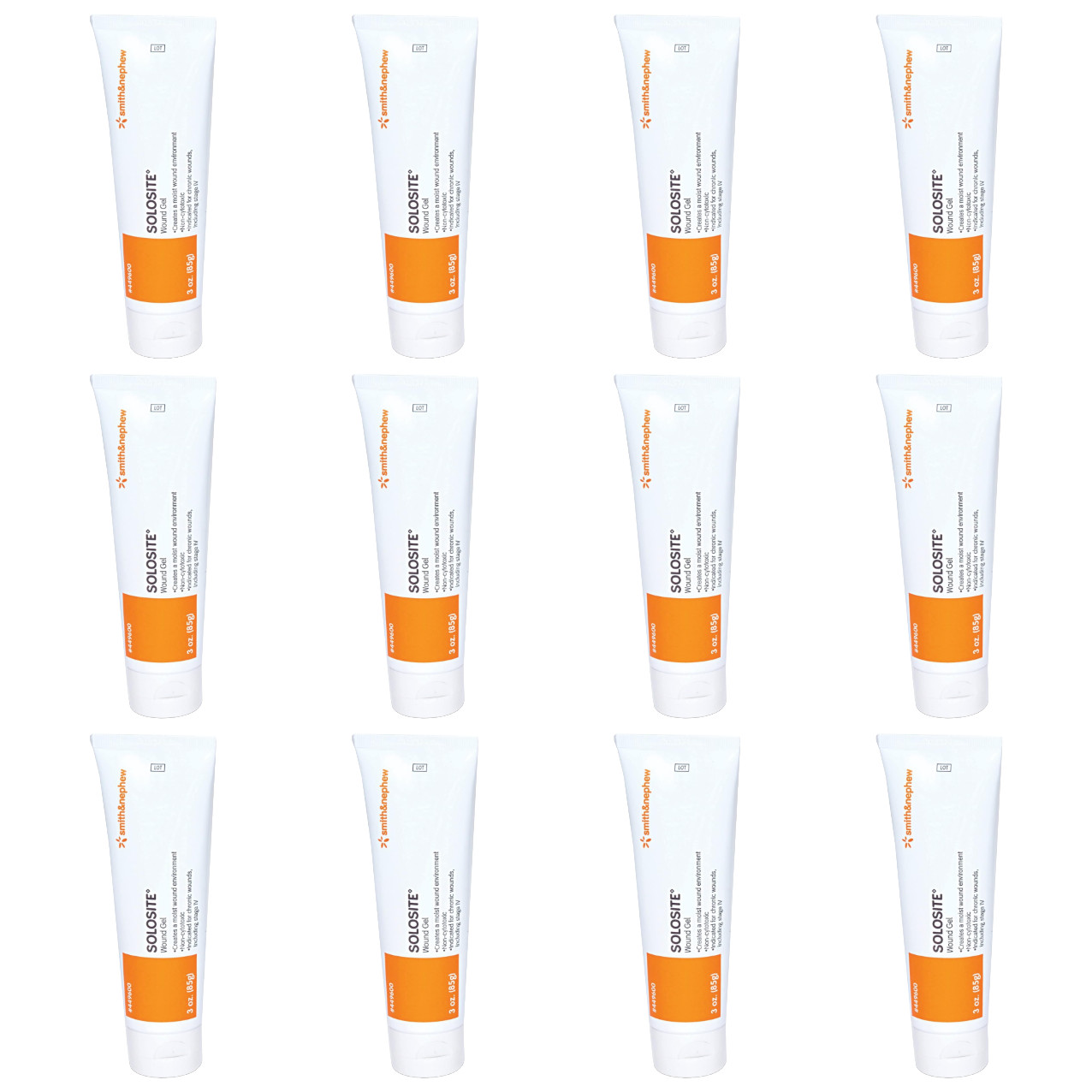 Solosite Hydrogel Wound Dressing by Smith & Nephew, 3 oz Tubes – Box of 12 Tubes