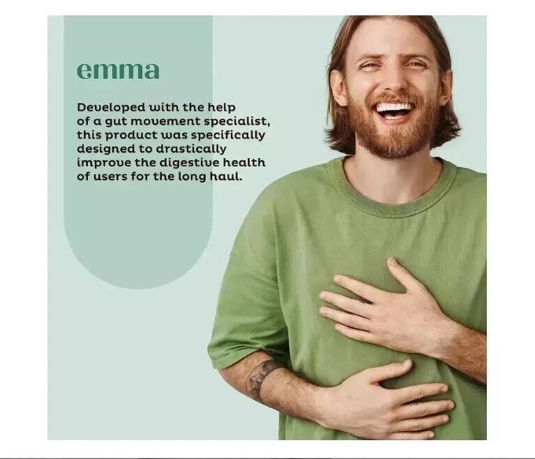 3 Pack Emma Gut Health Supplement 180 Capsules for Bloating Relief & Leaky Gut.