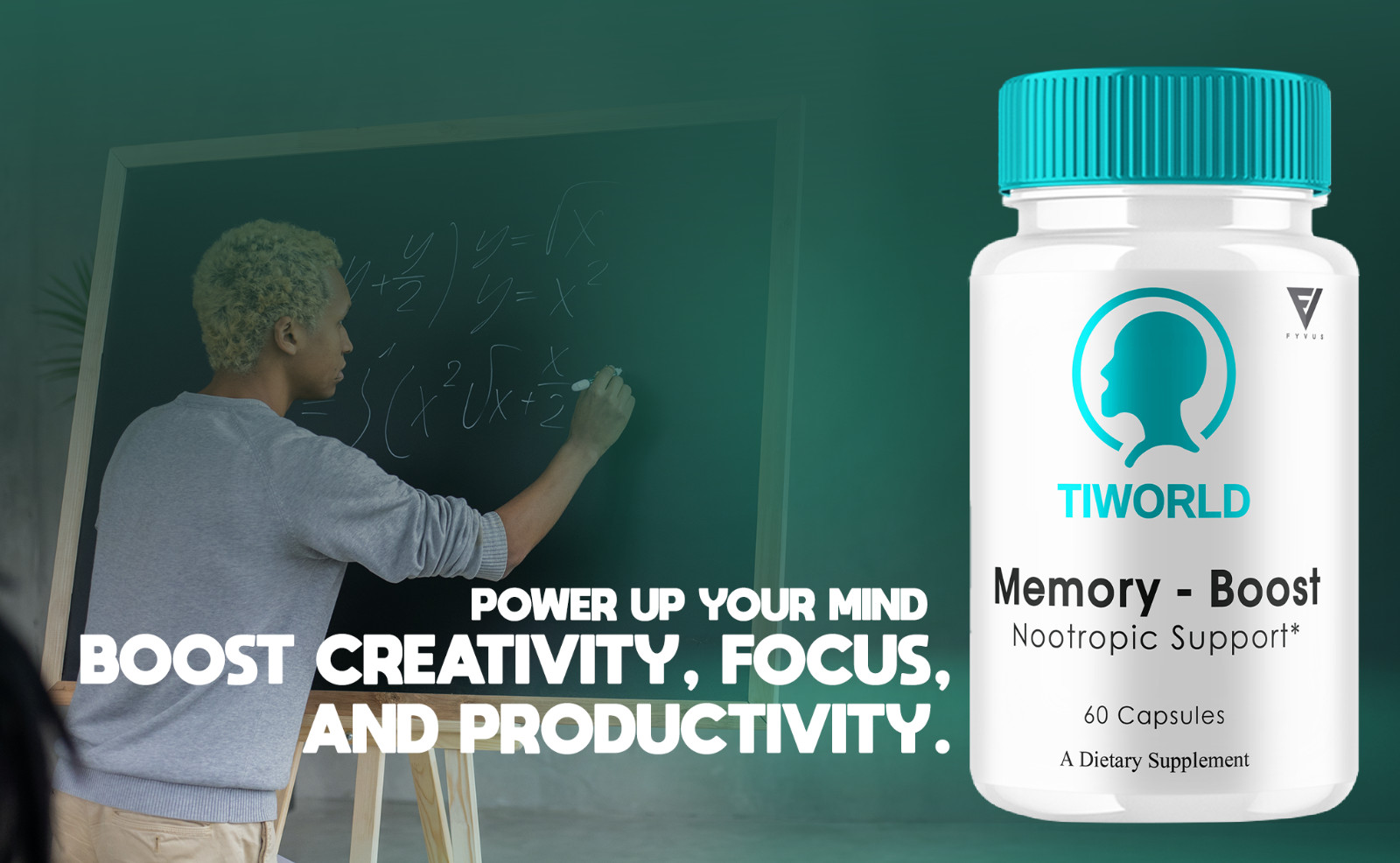 (5 Pack) Tiworld Advanced Memory Support Nootropic Ti World Pills (300 Capsules)