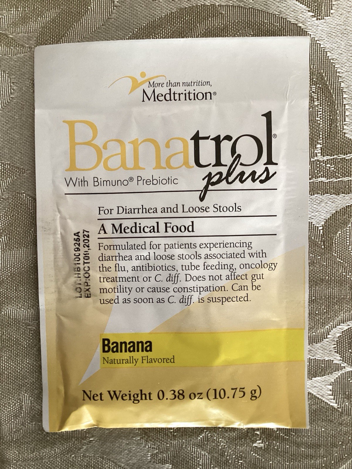 Banatrol Plus Oral Supplement Banana 10.75 Gram Packets – Qty: 10 Packets