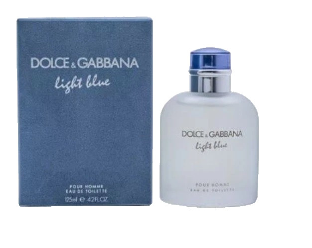 Light Blue by Dolce & Gabbana 4.2 oz EDT Cologne Spray Men’s New & Sealed