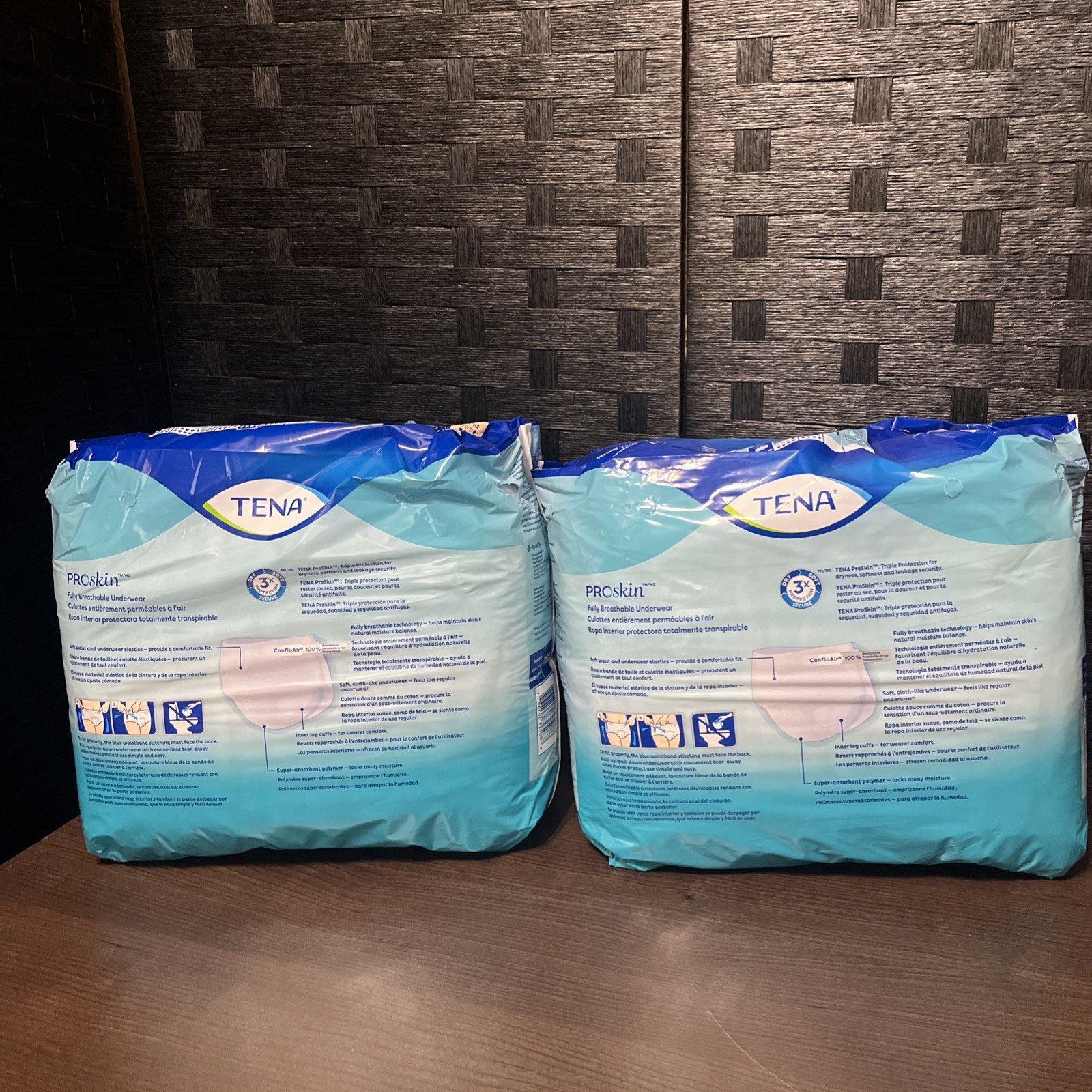 Tena ProSkin Unisex Adult Underwear Size 2XL Lot of 2