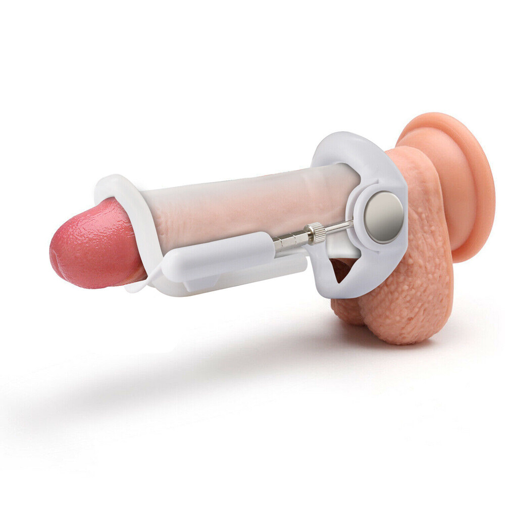 2Pcs/Set Penis Silicone Sleeve for Extender Stretcher Max Vacuum Enlargement USA