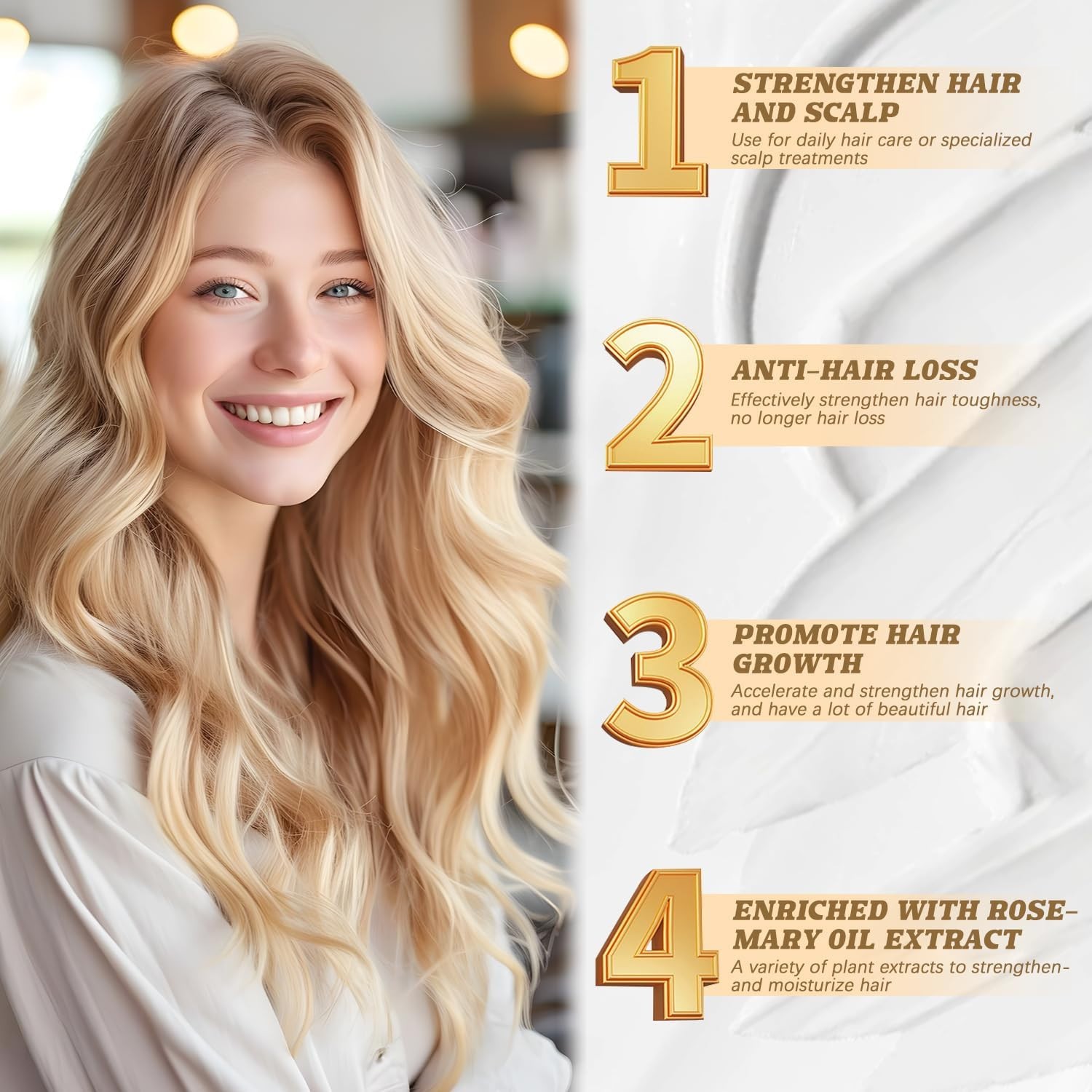 300ml Anti Hair Loss Shampoo Hair Growth Plant Extracts All Hair Types