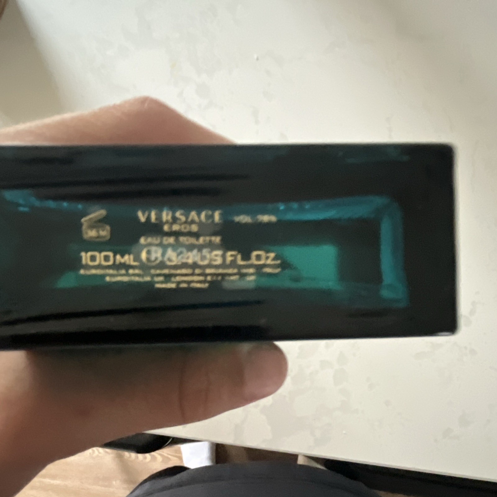 Versace Eros Eau de Toilette Spray Regular Size 100 mL / 3.4 fl oz