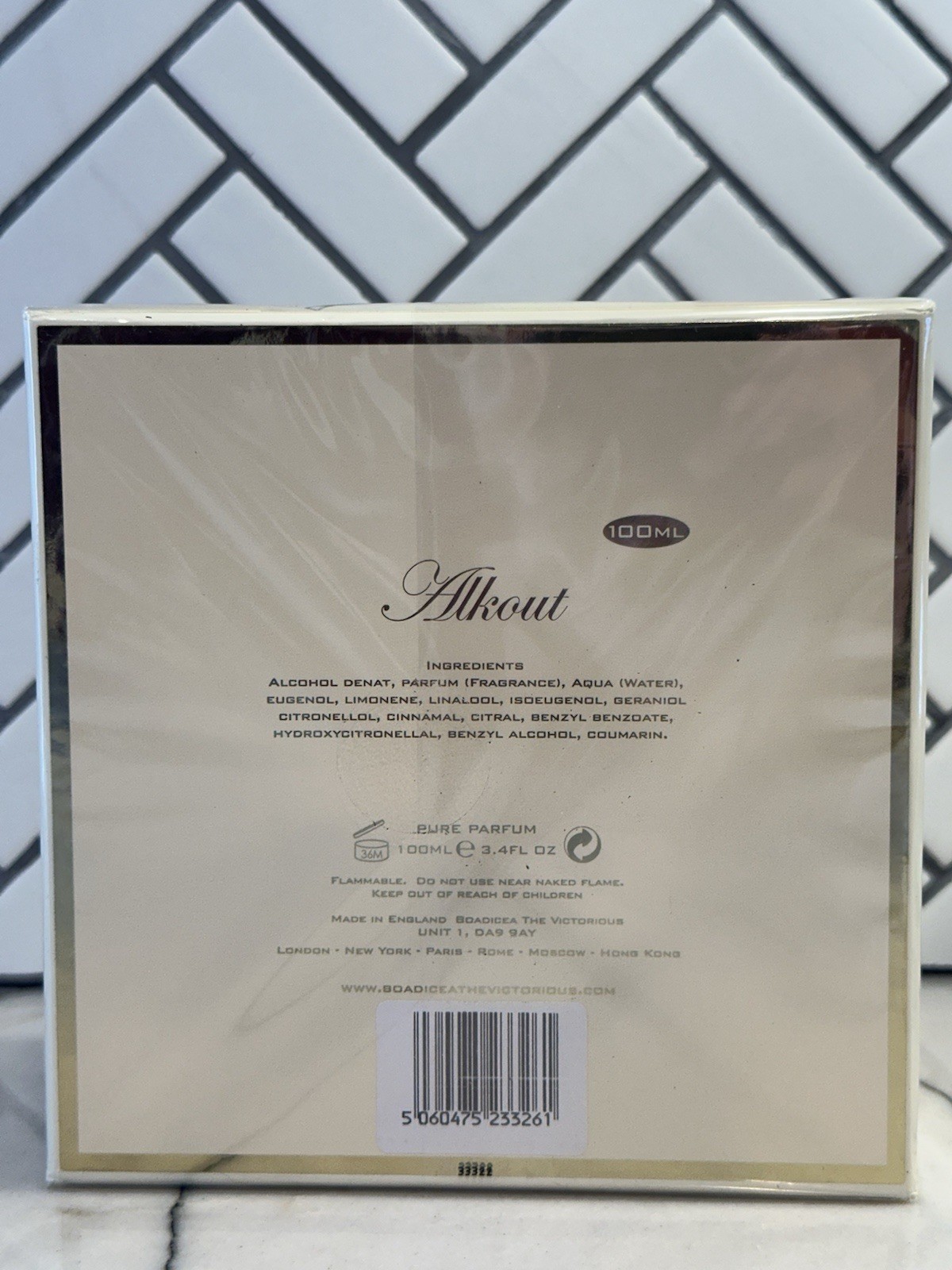 Boadicea The Victorious ALKOUT 3.4oz 100ml – SEALED-AUTHENTIC-RARE-READ
