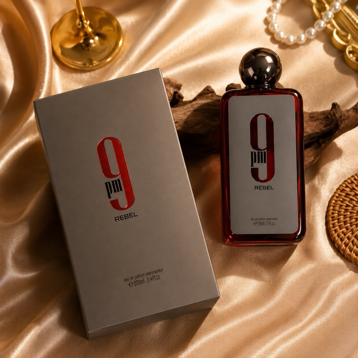 9pm Rebel by Afnan 3.4oz Eau De Parfum Spray Unisex New Launch