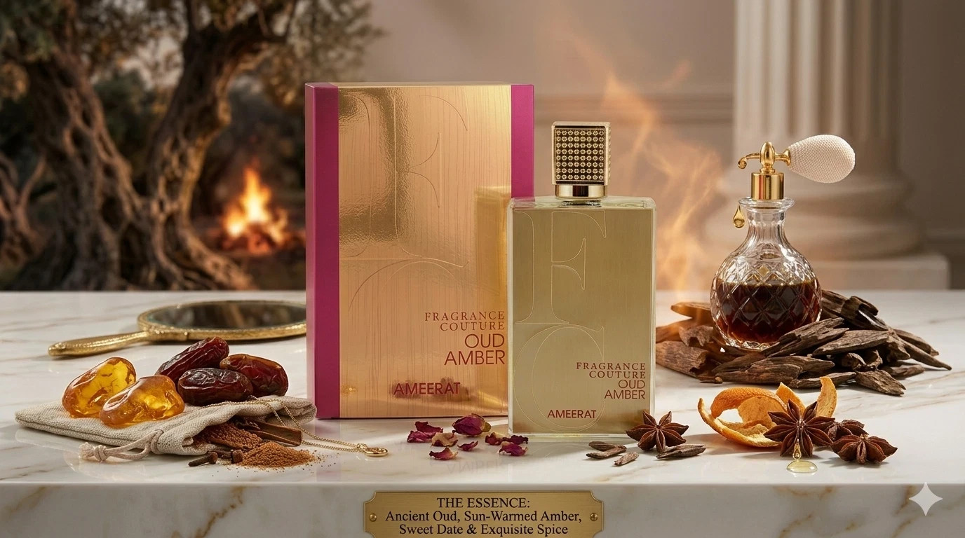 Manasik Oud Amber Ameerat Perfume 3.4 oz / 100ml EDP Spray Intense