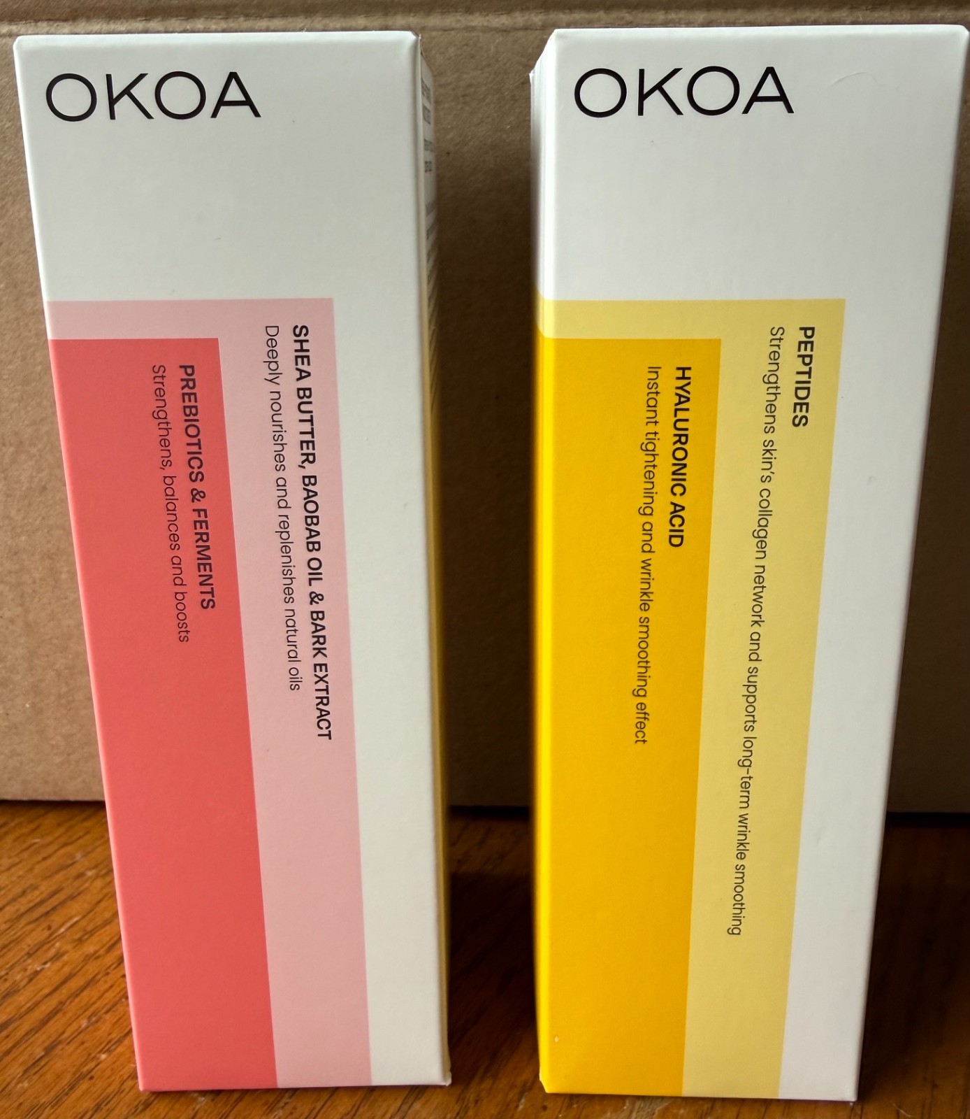 OKOA Skincare Dual Action Lifting Cream & Moisturizer Duo BNIB