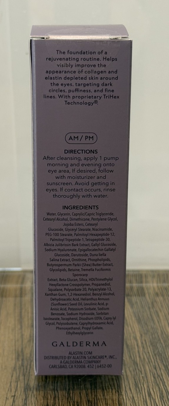 Alastin Eye Complex 0.6oz/18ml (New with Box) Retail Size FREE SHIPPING