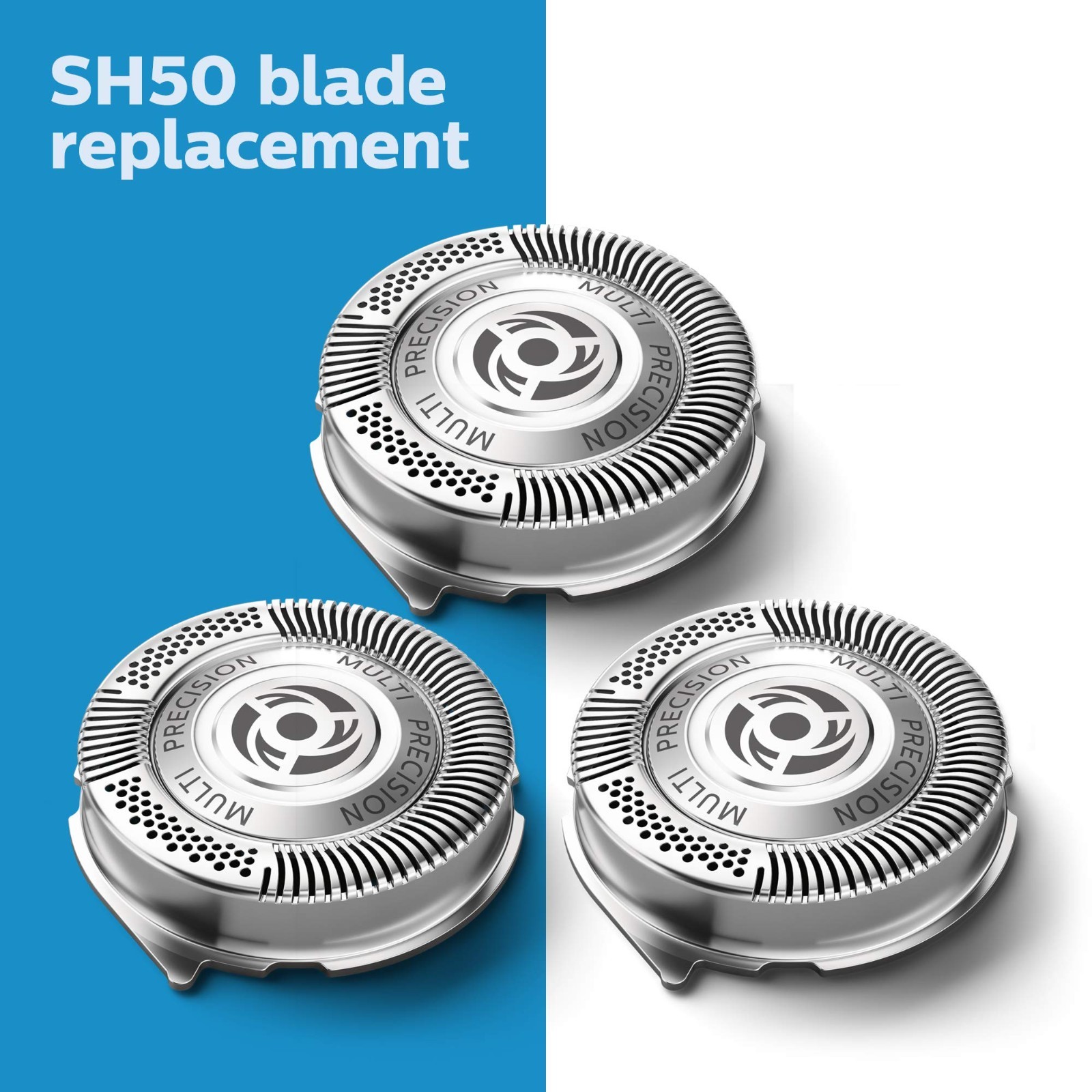 Genuine Shaving Heads for Philips Norelco Series 5000 & 6000 – 3 Pack, Self-Shar