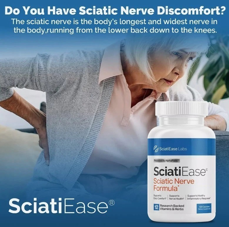1-3Pack SciatiEase Labs Sciati Ease Sciatic Nerve Formula 120 Cap ! Exp 2027