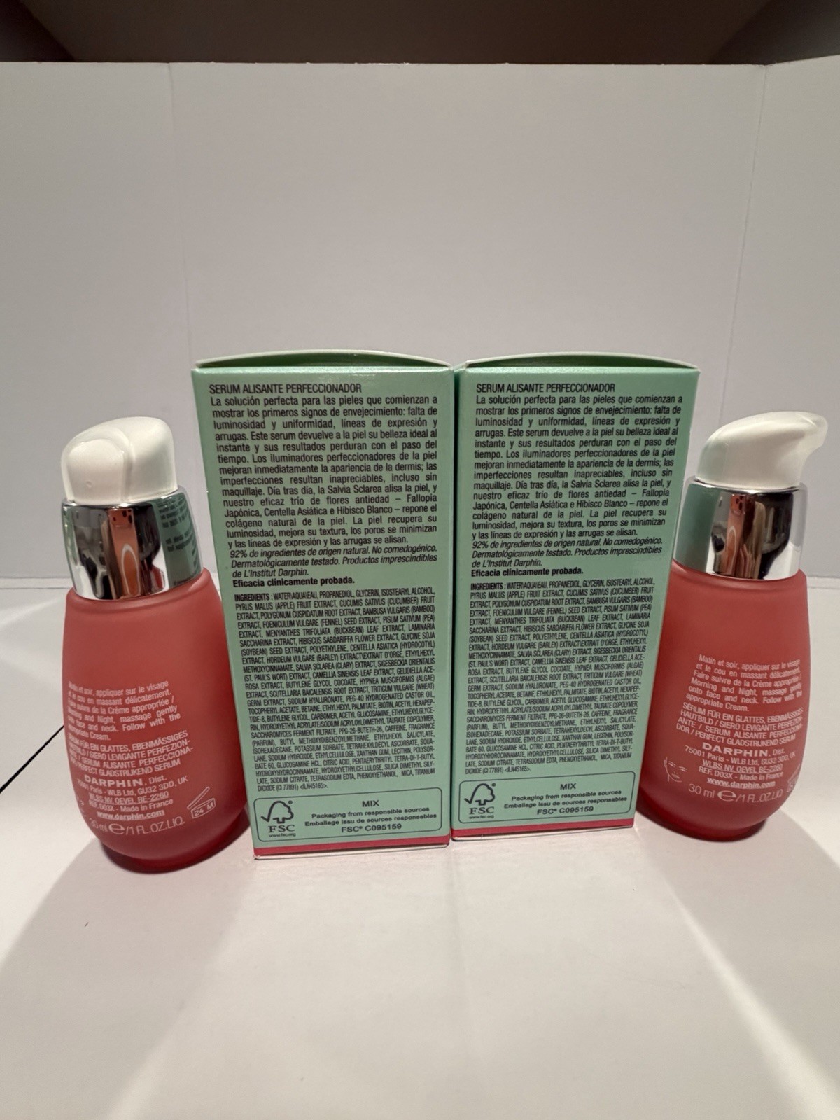 NIB darphin ideal resource anti-aging & radiance smoothing serum 1 OZ X 2 pcs