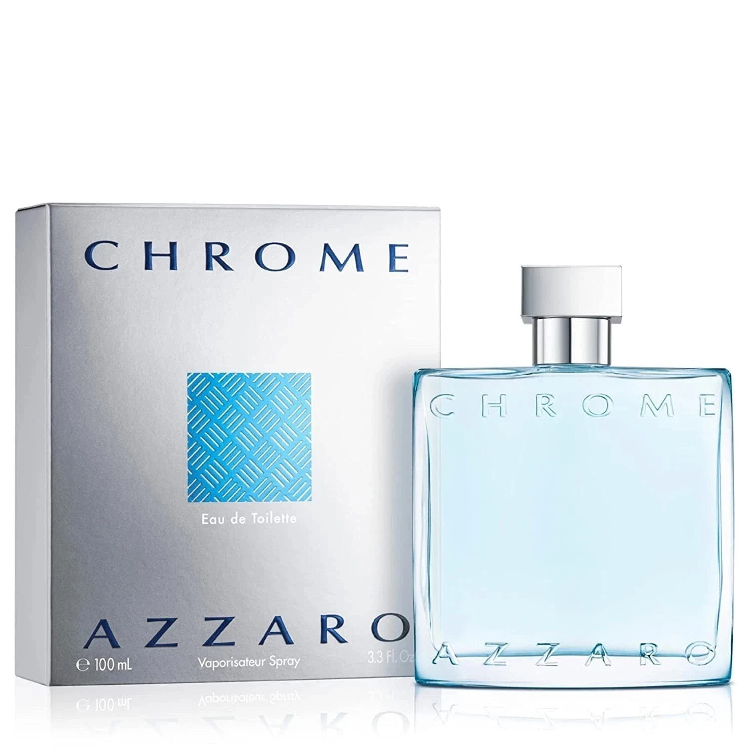 CHROME by Loris Azzaro for Men Cologne 3.3 oz / 3.4 oz EDT New in Box
