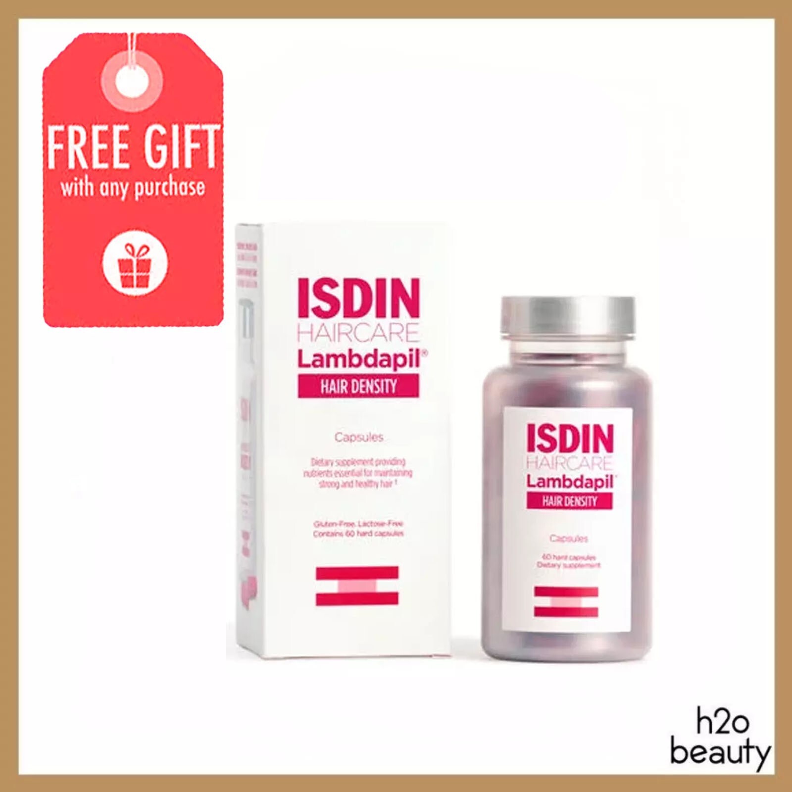 ISDIN Lambdapil Hair Density Capsules 60capsules Gluten-Free & Lactose-Free11/26