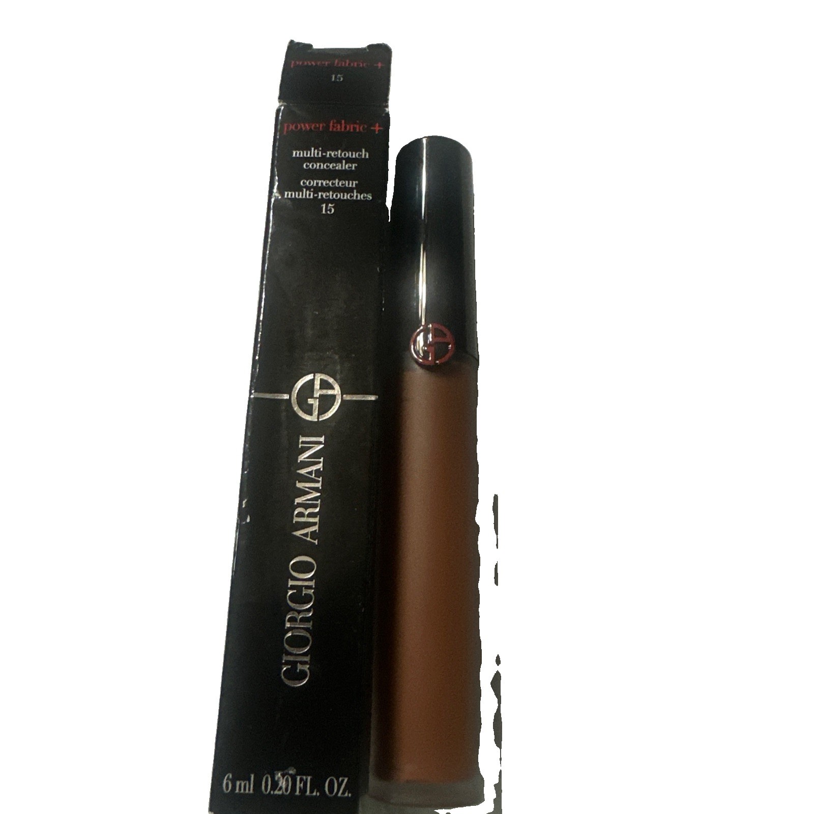 Giorgio Armani POWER FABRIC high coverage stretchable Concealer shade #15 NIB