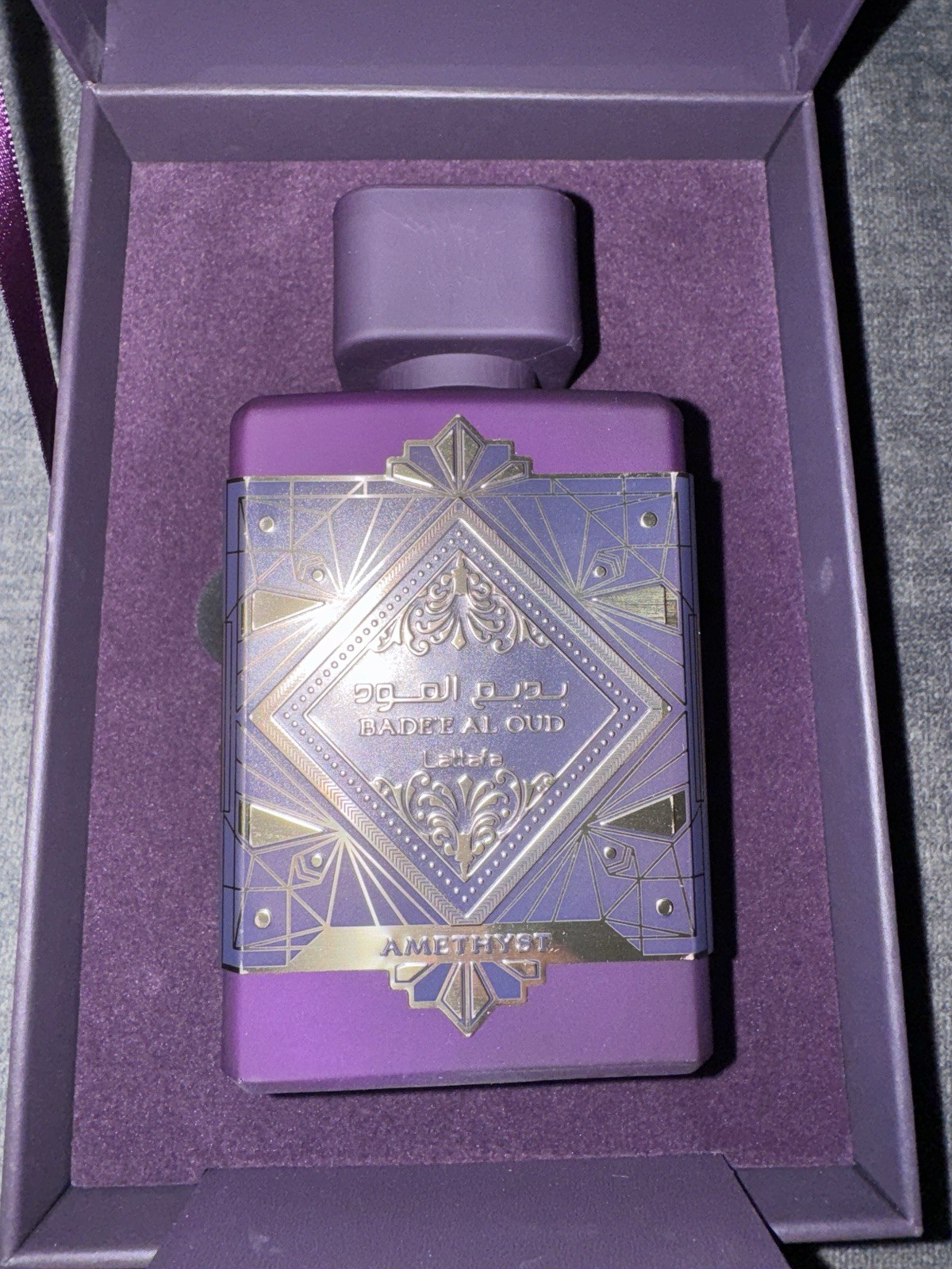Bade’e Al Oud Amethyst by Lattafa Eau de Parfum Unisex 3.4 oz / 100 ml New
