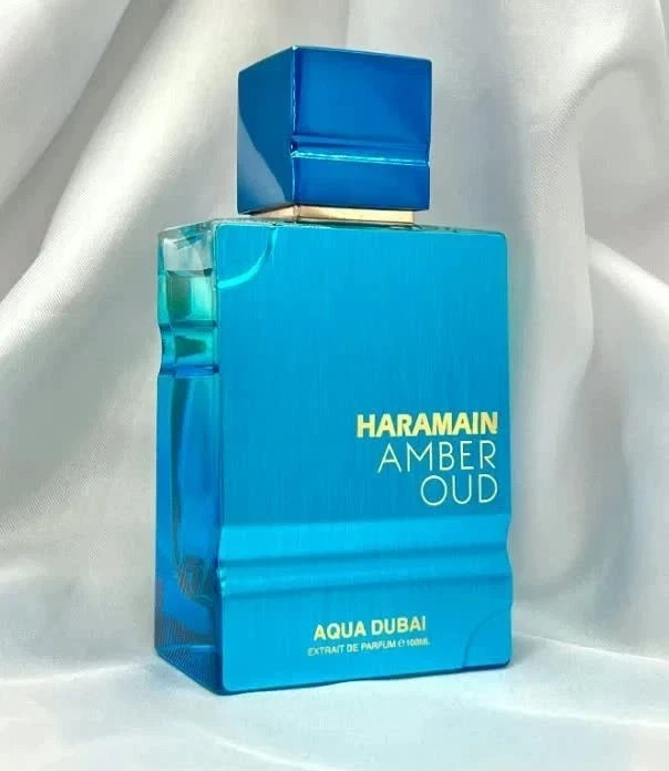 Haramain Aqua Dubai Amber Oud Eau De Parfum By Al Haramain 60ml-2 FL OZ