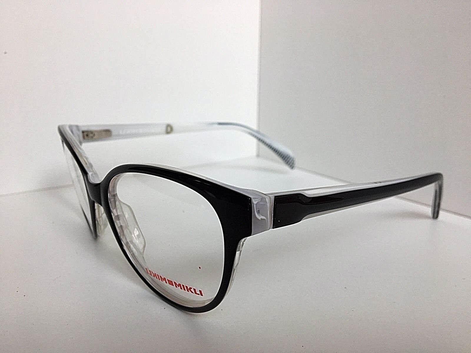 New Mikli by ALAIN MIKLI ML17R12 M01 54mm Black White Women’s Eyeglasses Frame .