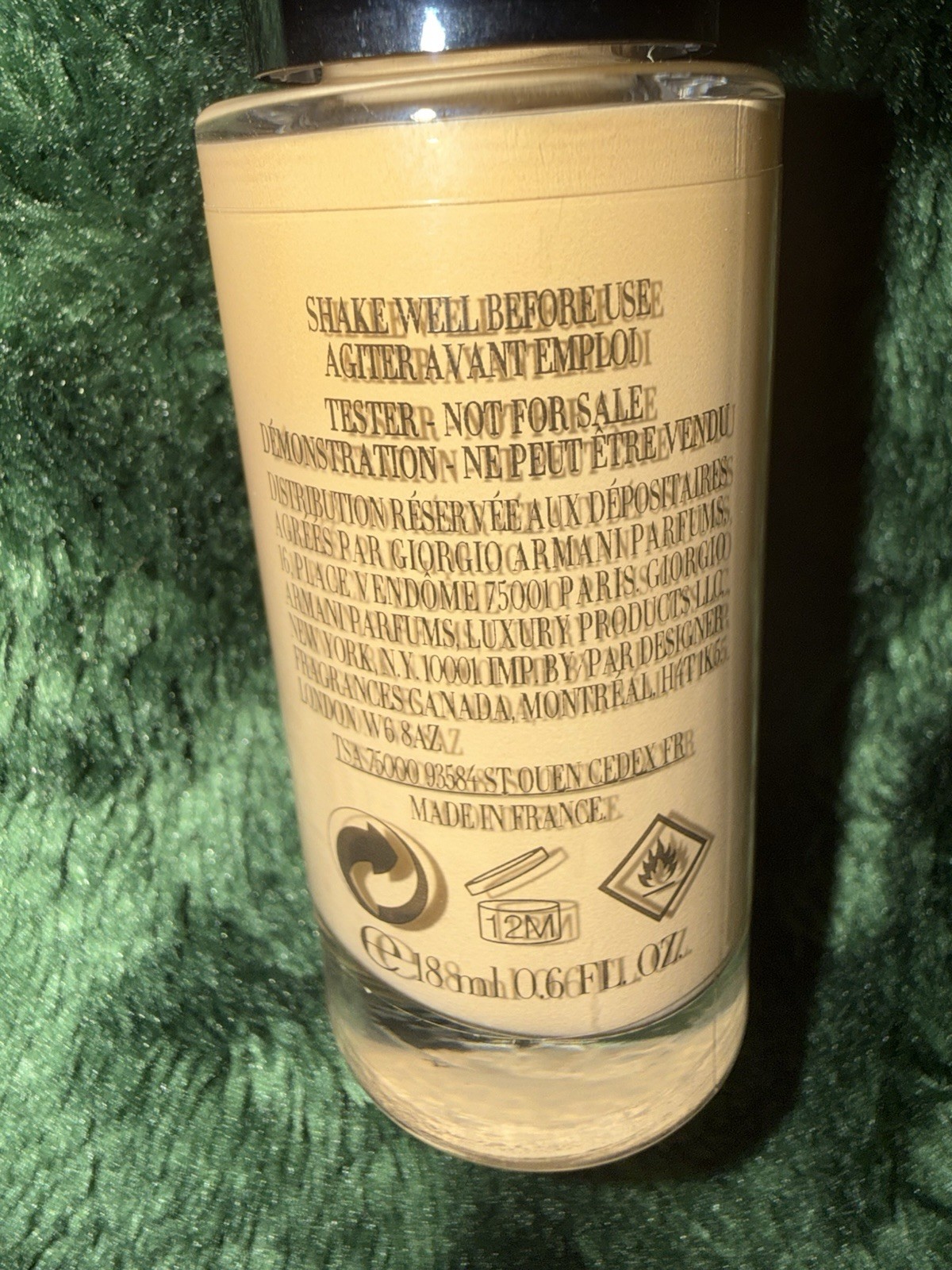 Giorgio Armani Luminous Silk Liquid Foundation Pump 0.6 fl oz, 12M PAO
