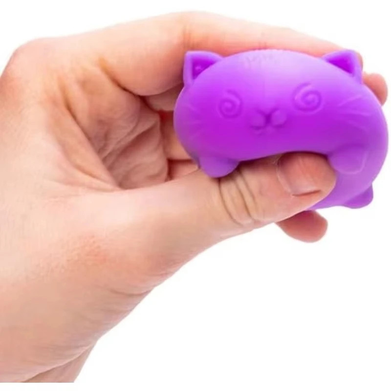 Schylling NEEDOH Cool Cat Squishy Toys Slow Rise Stress Relief Ball Sensory Fidg