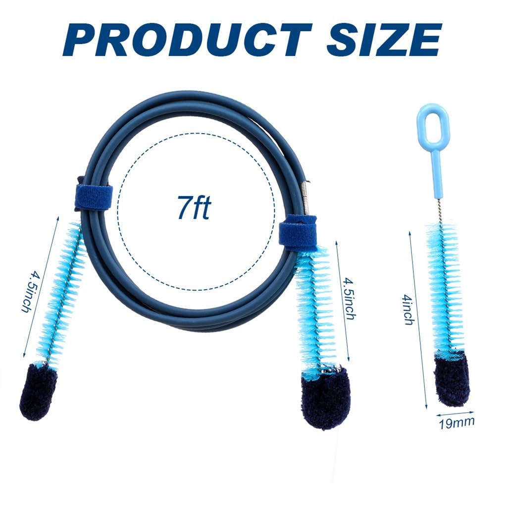 Cpap Tube Cleaning Brush and Handy Brush Flexible Long Stainless Brush 6.27 F…