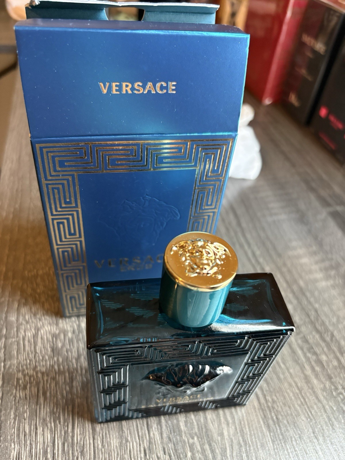 Versace Eros Eau de Parfum Spray 3.4 fl oz Regular Size Men’s Fragrance